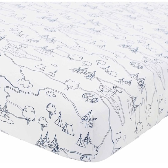 Adventure / woodland animal crib bedding set - Picture 4 of 7